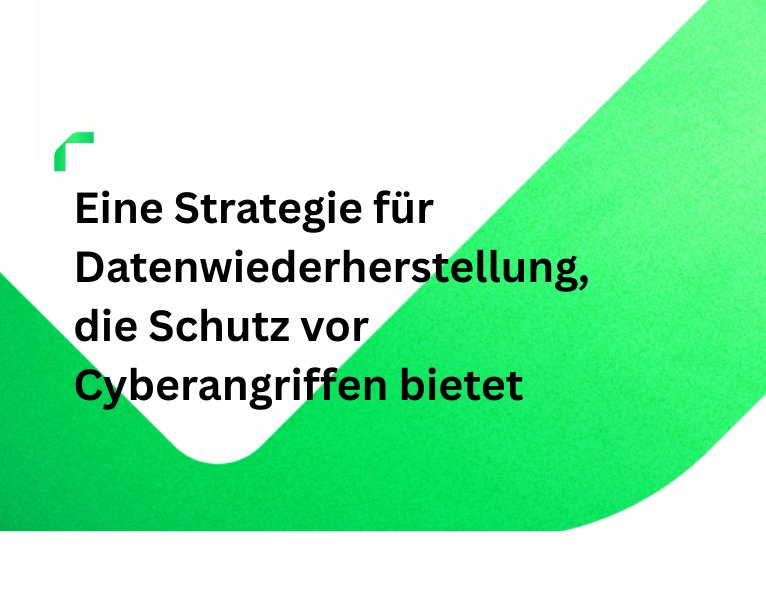 Eine Strategie für Datenwiederherstellung