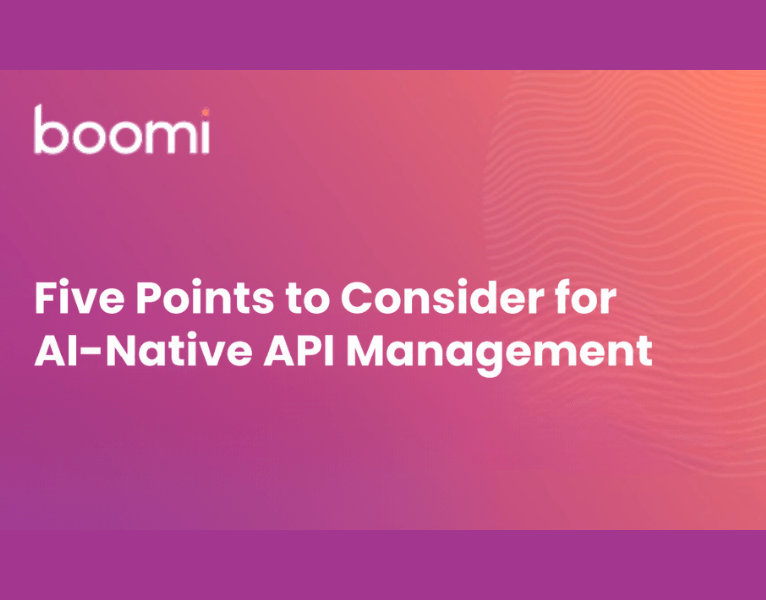 Five Points to Consider for AI-Native API Management [Infographic]