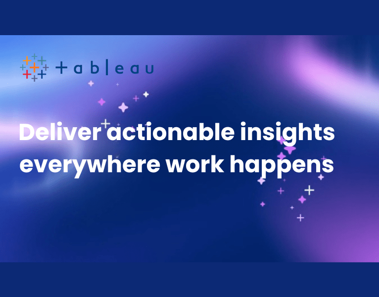 Deliver actionable insights everywhere work happens
