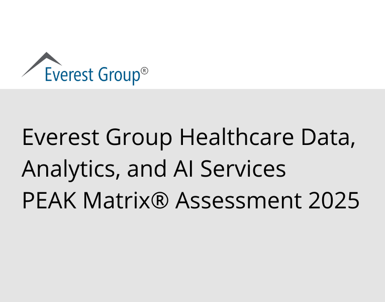 HCLTech named a leader in Everest Group healthcare data and AI services