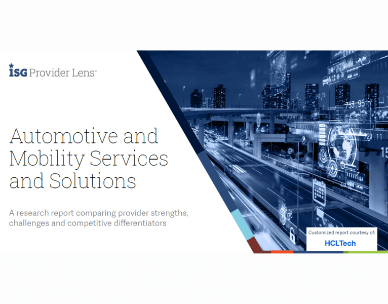 HCLTech named automotive and mobility leader in ISG Provider Lens™