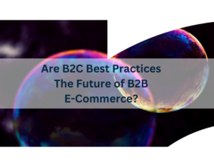 Are B2C Best Practices The Future of B2B E-Commerce