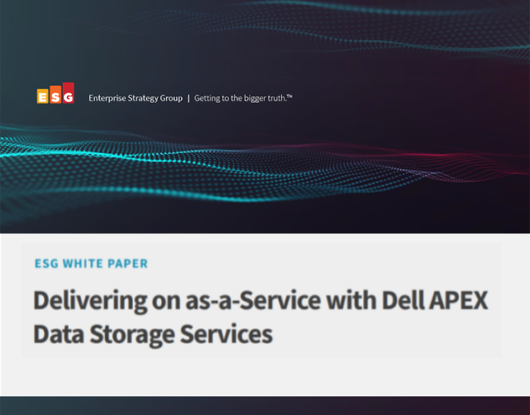 Delivering on as-a-Service with Dell APEX Data Storage Services