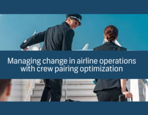 Managing change in airline operations with crew pairing optimization