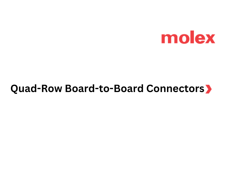 Quad-Row Board-to-Board Connectors