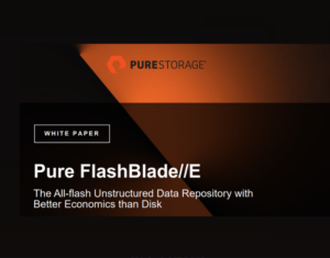 The All-flash Unstructured Data Repository with Better Economics than Disk