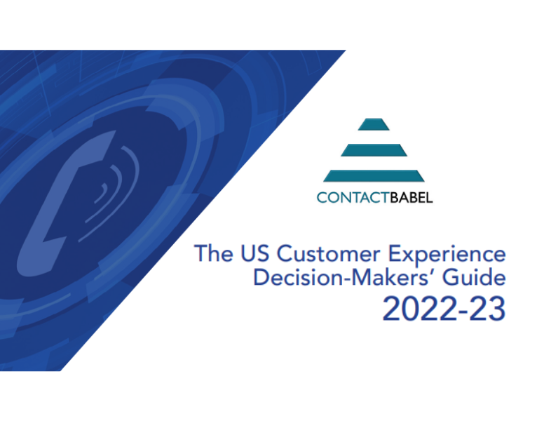 The US Customer Experience Decision-Makers’ Guide 2022-23