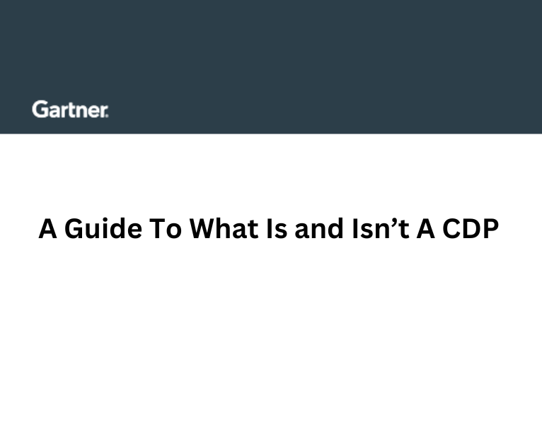 A Guide To What Is and Isn’t A CDP