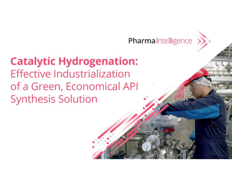 Catalytic Hydrogenation Effective Industrialization of a Green, Economical API Synthesis Solution