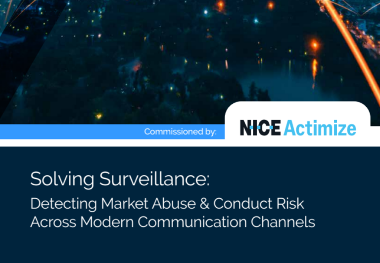 Complimentary Report Detecting Market Abuse & Conduct Risk Across Modern Communication Channels