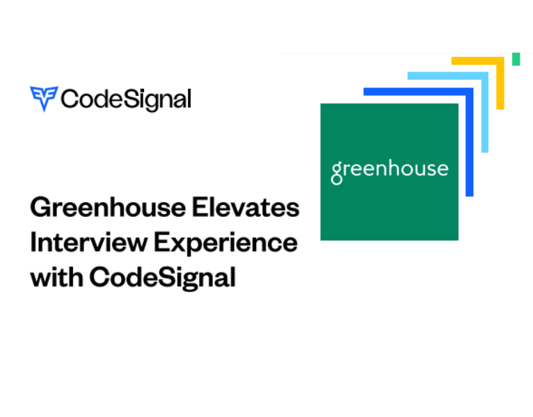 Greenhouse Elevates Interview Experience with CodeSignal