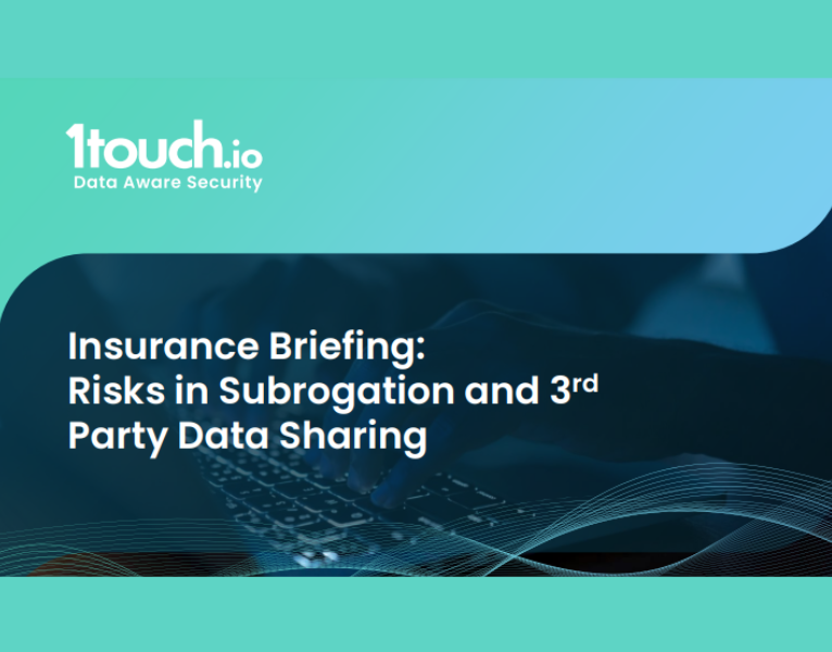 Insurance Briefing Risks in Subrogation and 3rd Party Data Sharing