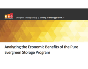 ESG Report Economic Benefits of the Pure Evergreen Storage Program