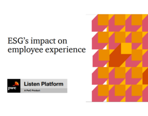 ESGs impact on employee experience