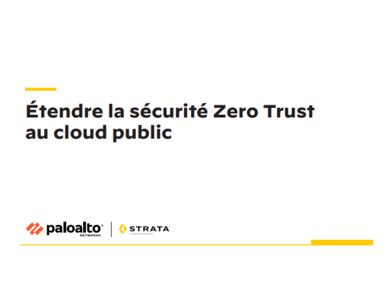 eBook – Défendez vos applications cloud Étendre la sécurité Zero Trust au cloud public