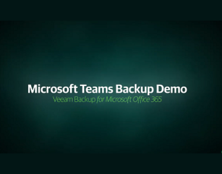 Demonstração de Backup do Microsoft Teams