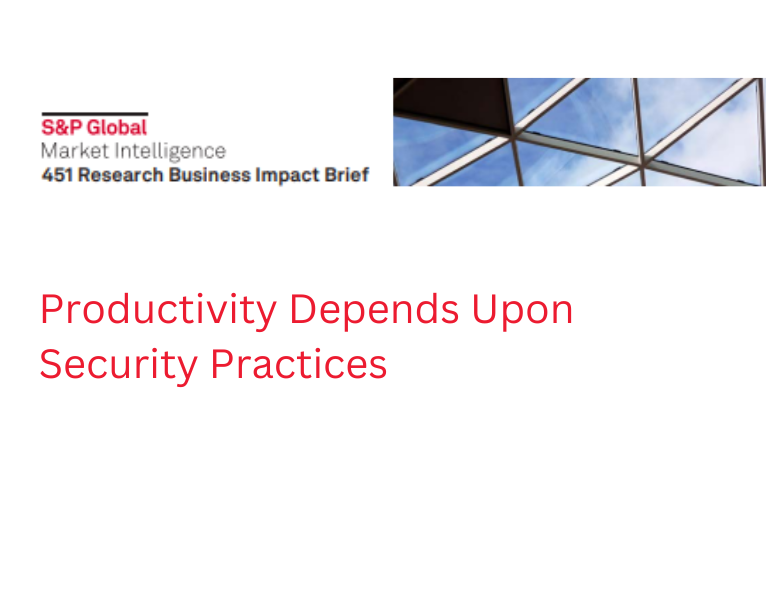 Productivity Depends Upon Security Practices