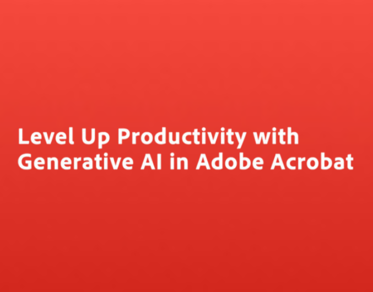 Productivity with GenAI video