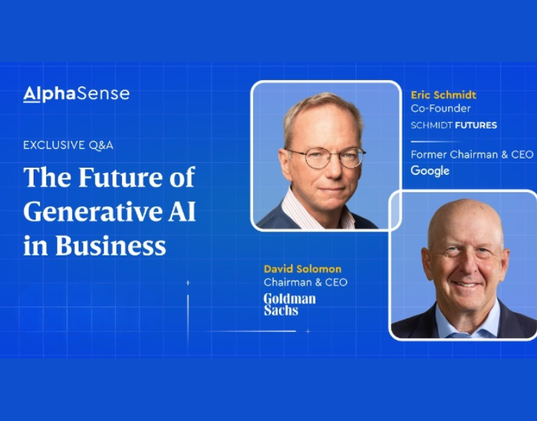 Exclusive Q&A Former Google CEO & Goldman Sachs Chairman and CEO on the Future of Generative AI