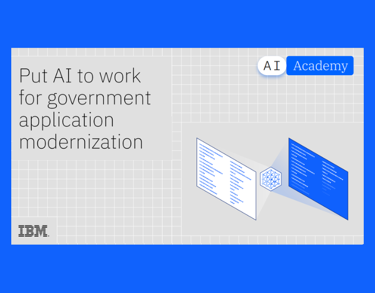 Put AI to work for government application modernization