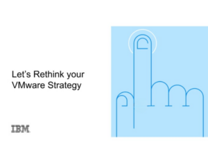 Webinar Let's rethink your VMware Strategy