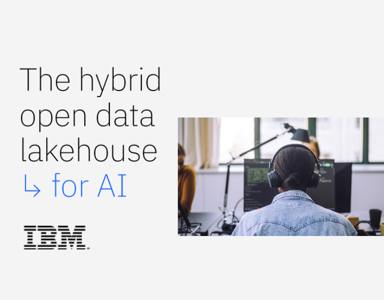 The hybrid, open data lakehouse for AI