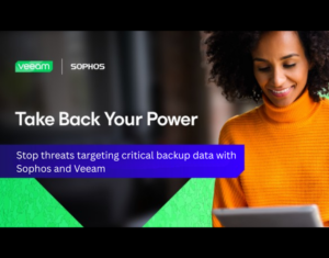 Stop threats targeting critical backup data with Sophos and Veeam