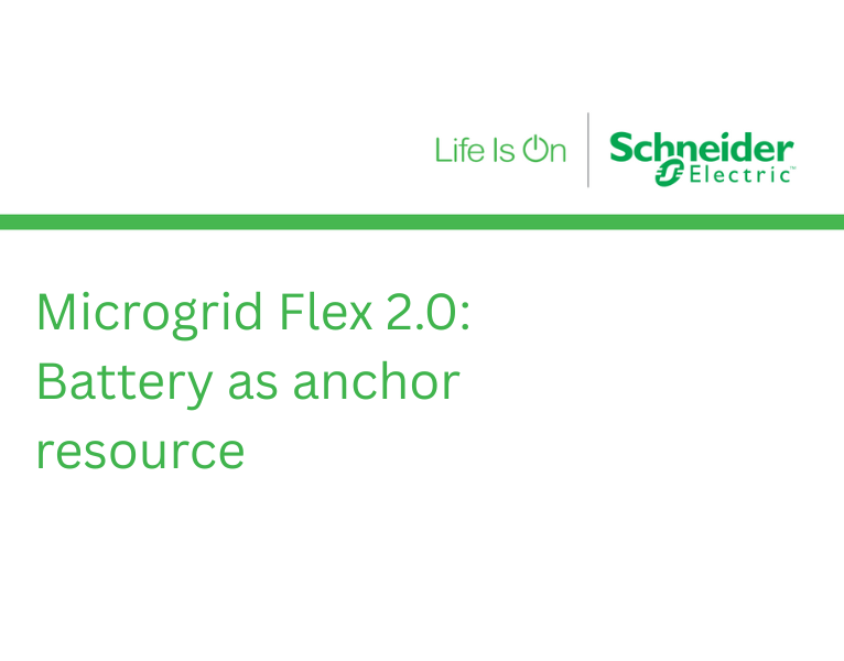 Battery as anchor resource