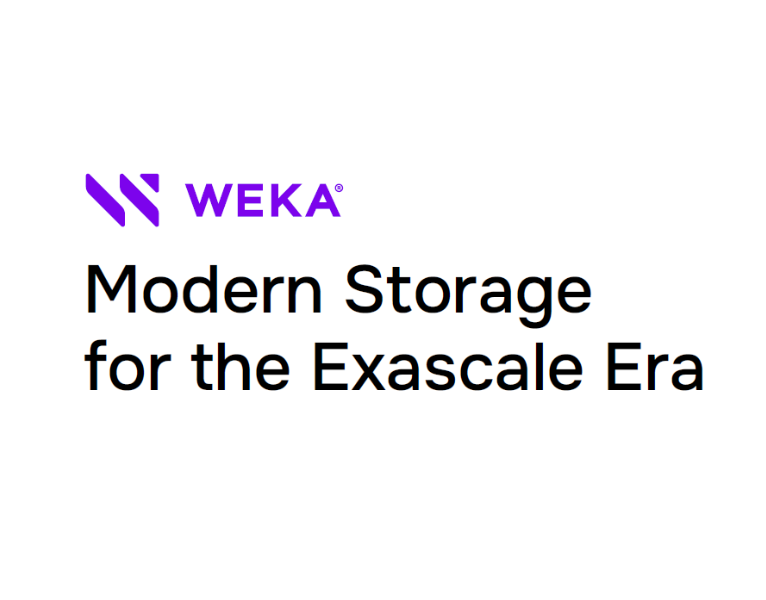 Modern Storage for the Exascale Era