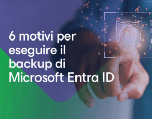 6 motivi per eseguire il backup di Microsoft Entra ID