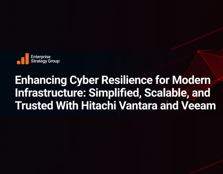 Enhancing Cyber Resilience for Modern Infrastructure Simplified, Scalable, and Trusted With Hitachi Vantara and Veeam