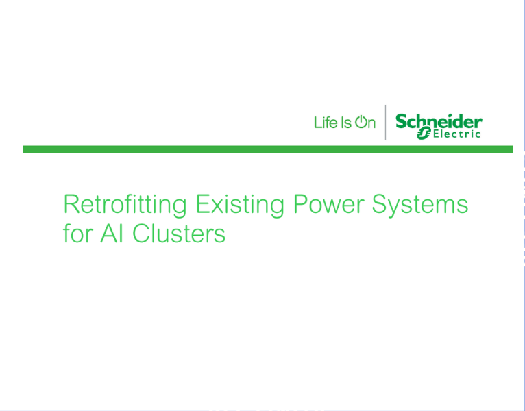 Retrofitting Existing Power Systems for AI Clusters