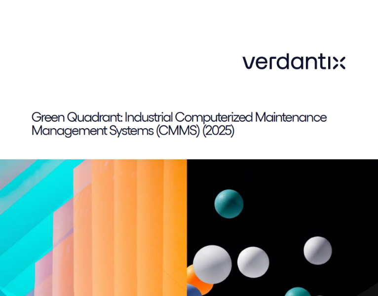 Verdantix Green Quadrant Industrial Computerized Maintenence Management Systems (CMMS) (2025)