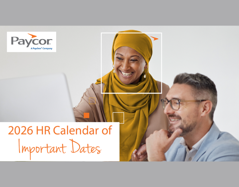 2026 HR Calendar of Important Dates