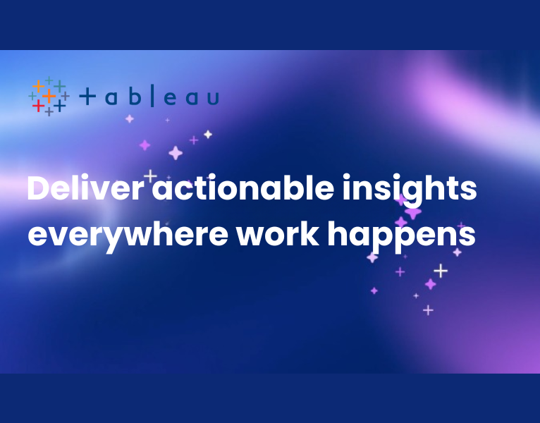 Deliver actionable insights everywhere work happens