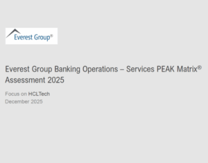 Everest Group Banking Operations – Services PEAK Matrix® Assessment 2025