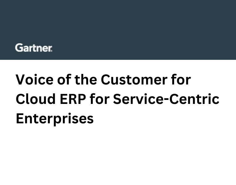 2025 Gartner Voice of the Customer (VoC) ERP Report