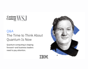 The Time to Think About Quantum Is Now