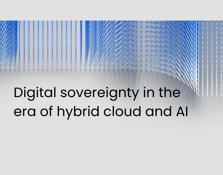 (日本語準備中) Digital sovereignty in the era of hybrid cloud and AI